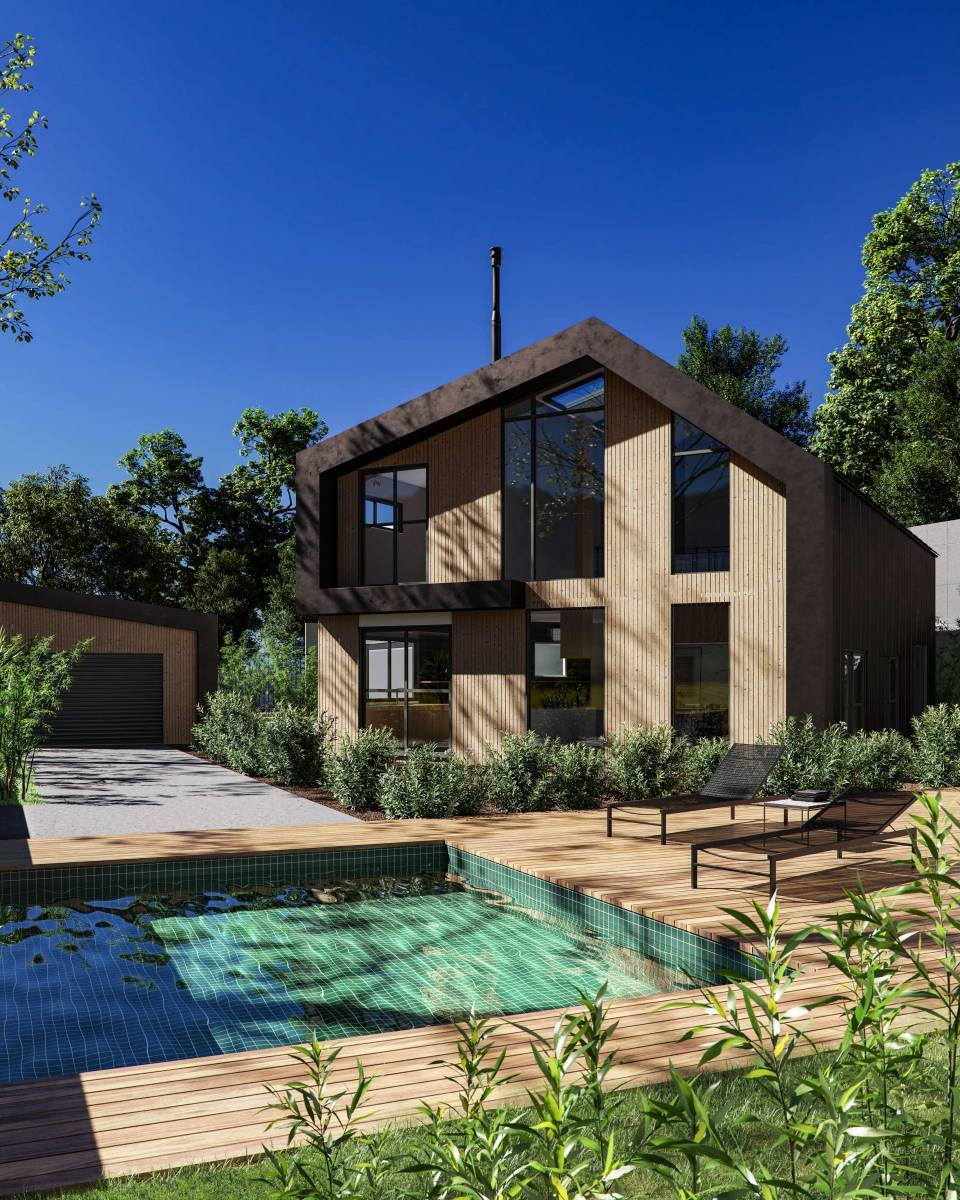 Maison ossature bois Gard