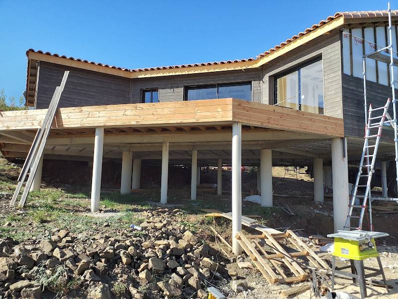 Extension avec un terrain en pente à saint Mathieu de Tréviers | Nürban