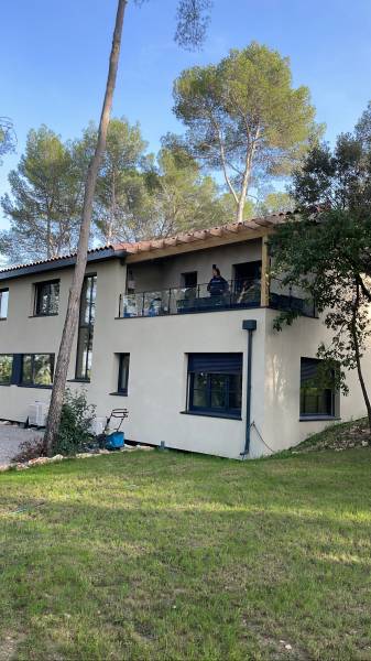 Surélévation de maison en bois à Castelnau le Lez (Hérault)