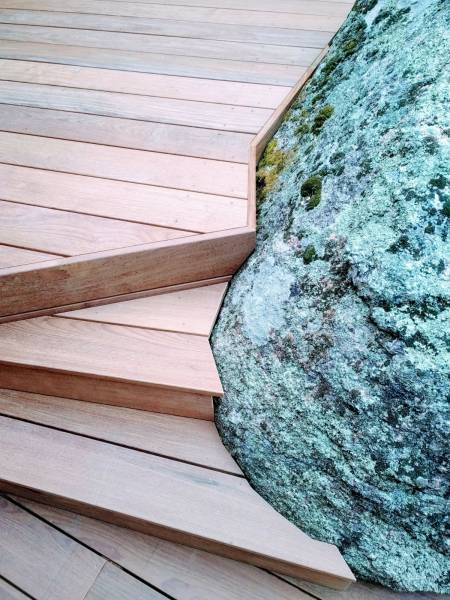 Terrasses surélevées en bois