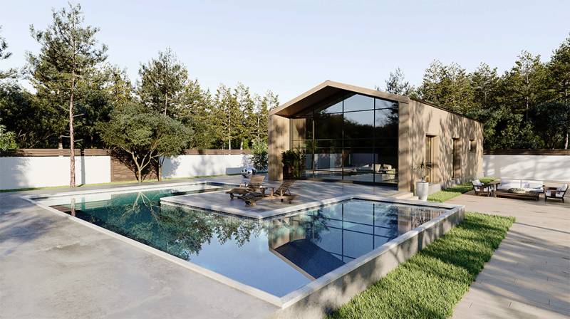 Maison en bois à Montpellier