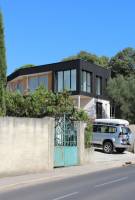 Notre zone d'activité pour ce service Acheter une maison à ossature bois design avec toit plat